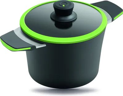 Obrázok produktu pre Hrniec Gastrolux Squalit sklokeramika s pokrievkou - 2,5 l - 20 cm - Lime 30250I