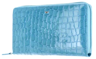 Produktbild von Golden Head Leder Geldbörse Cayenne RFID Protect RV-Damenbörse 2820 Böhmisches Blau Limited türkis