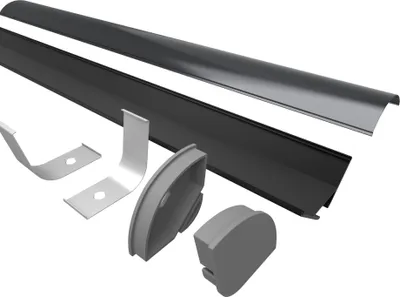 Produktbild von LED-Profil (ER20) schwarz