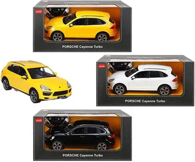 Immagine prodotto di Porsche Cayenne Turbo RC nero/bianco/giallo - 1:14 - R/C