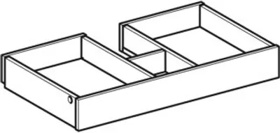 Produktbild von Geberit 243921001 Innenschublade f. Unterschrank für WT