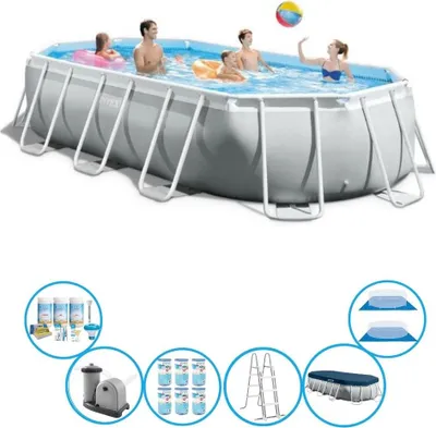 Produktbild von Intex Pool Prism Frame - Pool-Paket - 503x274x122 cm