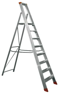 Image de Échelle antidérapante en aluminium renforcé Step Up - 8 marches