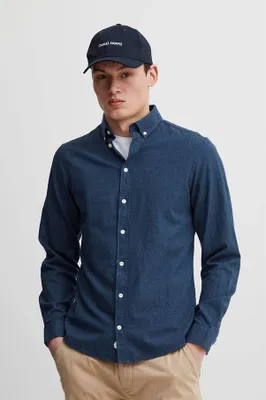 Produktbild von CASUAL FRIDAY CFAnton LS BD fil a fil shirt Herren Freizeithemd Hemd Button-Down-Kragen Hochwertige Baumwoll-Qualität