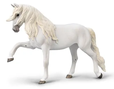 Produktbild von Collecta Pferd Lipizzaner Stute XL handbemalte Spielfigur weiß