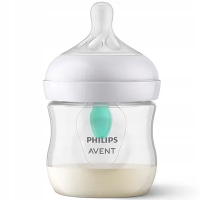 Image de Philips AVENT Natural Response SCY670 Biberon Air Free Vent 125ml, tétine 0 mois, 1 pièce
