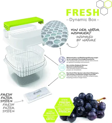 Produktbild von Rotho 1025990000, Weiß, Rotho, 67 mm, 120 mm, 42 mm, 76 g