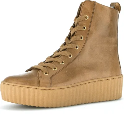 Produktbild von Gabor Shoes Schnürstiefelette - Braun Glattleder Größe: 38 Normal
