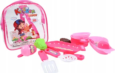 Produktbild von Puppengeschirr im Rucksack - Picknick Spielset für Kinder - Küchenzubehör für Puppen - Bunt