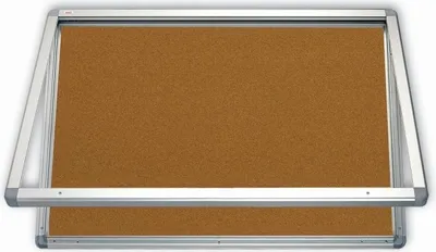 Produktbild von Außenvitrine mit horizontaler Öffnung, Korkfüllung 75 x 70 cm