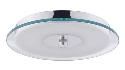 Productafbeelding van Paulmann Wand-/Plafondlamp Pollux, IP44, LED, 14W, 320mm, chroom/wit/helder, 230V, metaal/acryl