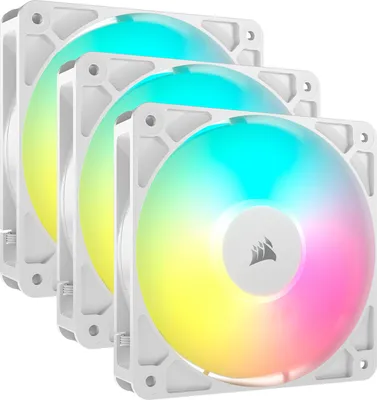 Zdjęcie produktu dla Corsair RS120 ARGB, Wentylator, 12 cm, 420 RPM, 2100 RPM, Biały