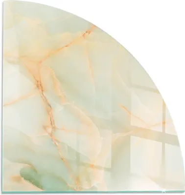 Produktbild von Abstraktes Marmormuster – Glasbodenplatte für – Kaminofen – Kaminplatte Glas – Schutzglas – Funkenschutzplatte –Glasbodenplatte Feuerfeste – Hitzeschutzplatte – Bodenschutz aus Glas – 1/4 100x100 cm