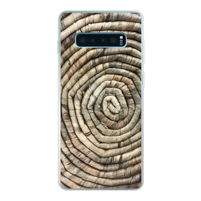 Produktbild von MuchoWow® Handyhülle Schutzhülle Hülle für Samsung Galaxy S10 Plus Kreis - Schilf - Korb Silikon Softcase Handy Hülle - Schutzhülle