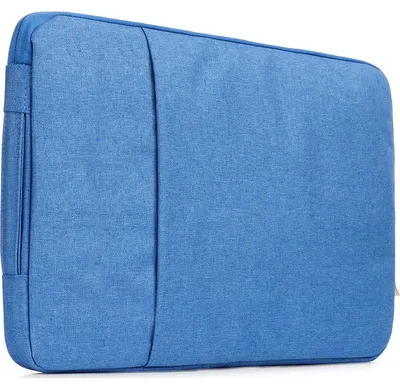 Produktbild von Mobigear Jeans-Laptop-Schutzhülle mit Reißverschluss, 12 Zoll, blau