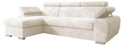 Produktbild von MIRJAN24 Ecksofa Plaza L, Eckcouch mit Bettkasten und Schlaffunktion, Stilvoll Polstersofa, L-Form (Farbe: Lumo 55)