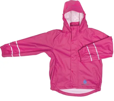 Produktbild von DRY KIDS PolyurethanUngefütterte Jacke LILA Regenbekleidung für Kinder bis 2 Jahre, verschweißte Nähte, reflektierende Kinder Regenbekleidung