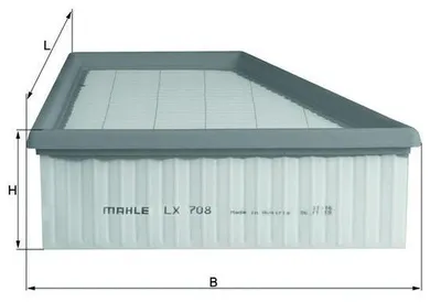 Zdjęcie produktu dla Filtr powietrza KNECHT LX 708