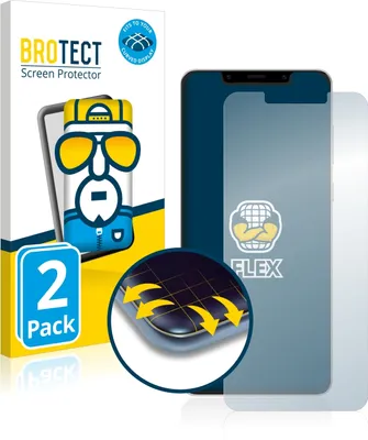 Produktbild von 2x BROTECT Fullscreen Schutzfolie für Huawei Mate 50 Pro Displayschutz Folie Fullcover Klar Transparent