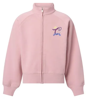 Productafbeelding van Champion Graphic Shop meisjes sweatshirt met doorlopende rits, zwart