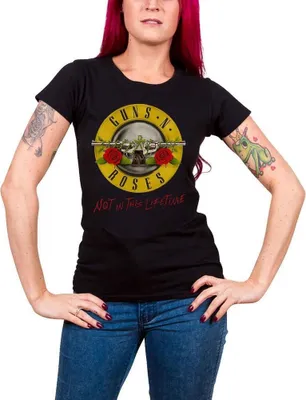 Produktbild von Guns N Roses - "Not in this Lifetime Tour" T-Shirt für Damen RO1702 (L) (Schwarz)