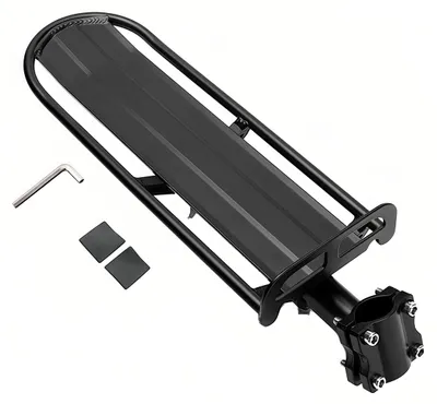 Produktbild von Fahrradträger mit längenverstellbarer Sattelstütze und Gepäckträger aus Aluminiumlegierung