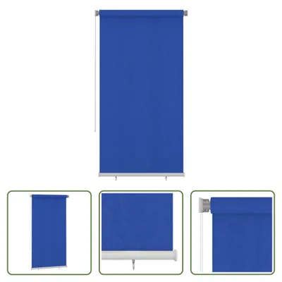 Image de Store extérieur Living, 120x230 cm, bleu, en HDPE