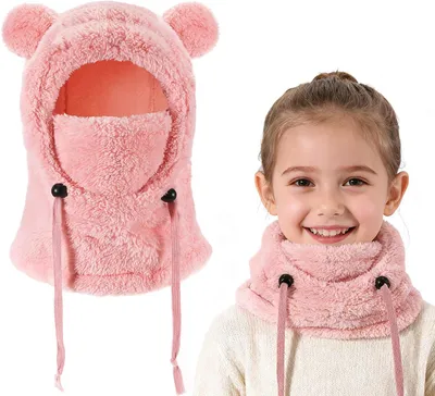 Obrázok produktu pre Fleece kukla deti, 3 až 10 rokov, vetruodolná, na lyžovanie