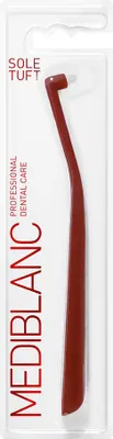 Image de Brosse à dents à bande unique rouge, 1 pièce