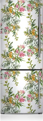Produktbild von Kühlschrankmagne Kühlschrank Magnetfolie Dekoration 70x190 cm - Die blühenden Bäume