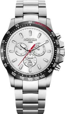 Produktbild von Roamer Herren Uhr Chronograph Quarz 861837 41 15 20 Rimini Edelstahl