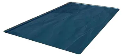 Imagen del producto de Cubierta solar para piscina, 600 x 300 cm, plástico resistente, protección anti-UV, reduce la evaporación, apta para mayores de 14 años