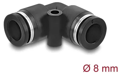 Obrázek produktu pro DeLOCK 60746, Černá, Kov, Plast, Samice, 1 kusů, 8 mm, 10 bar