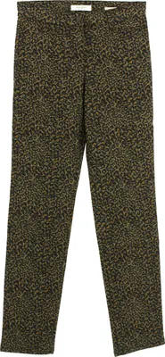 Produktbild von 29637 Gerry Weber, Slim Fit,  Damen Jeans Hose, Gabardinestretch, braun leo print, D 38 W 29 L 32