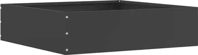 Produktbild von Raseneinfassung Schwarz 50 x 50 x 13 cm Stahl