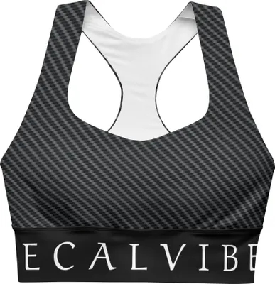 Produktbild von DECALVIBES Longline Sports Bra Sport BH Ultimate Carbon - M