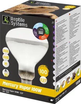 Produktbild von Reptile Systems - D3 UV Basking Lamp, E27 - 100W