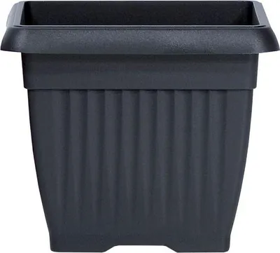 Produktbild von Prosperplast 1.7l Terra Collection 15x15x13 Cm Blumentopf Schwarz  Schwarz One Size