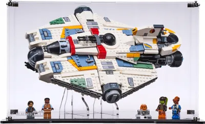 Zdjęcie produktu dla Czarna witryna do ekspozycji zestawu LEGO® Star Wars 75357 – Ghost & Phantom II