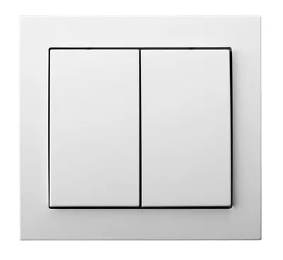 Zdjęcie produktu dla Ospel ŁP-2W/00, Biały, IP20, 250 V, 10 A, 88 mm, 39 mm