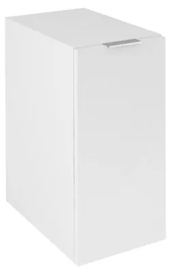 Productafbeelding van CIRASA onderkast, 30x64x46 cm, met wasmand, glanzend wit