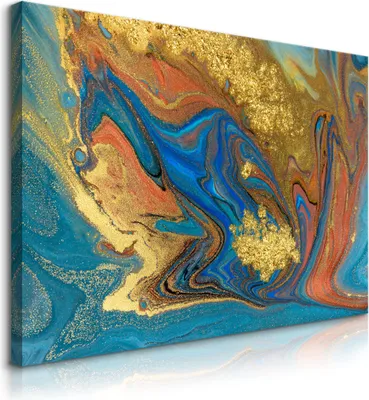 Immagine prodotto di Muralo Tela MARMOR Astrazione Motivo moderno per soggiorno Br. 100cm x Hö. 70cm