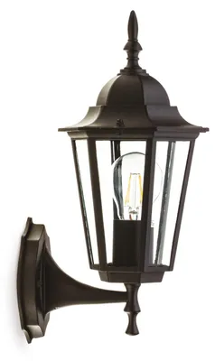 Image de Applique d'extérieur rétro noire 1xE27 50W LO4101 IP54 Kobi
