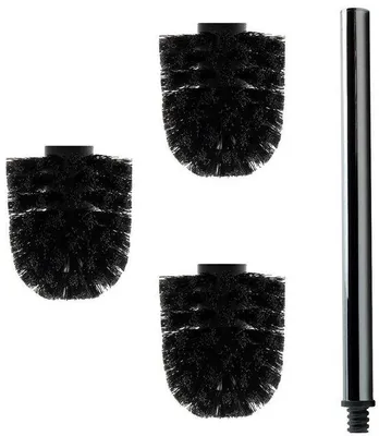 Produktbild von Schwarze Toilettenbürstenköpfe 8cm Ø Edelstahl