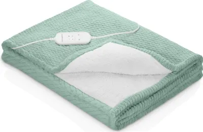 Immagine prodotto di Coperta elettrica Medisana HB 417 - coperta termica morbidissima e soffice, verde salvia