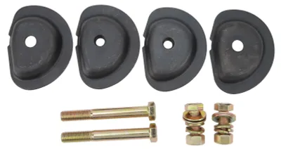 Image de Lot de 4 fixations de ressorts hélicoïdaux arrière C21911 – Kit de fixations de ressorts hélicoïdaux pour bras oscillant arrière – Pièces de rechange pour camion Chevrolet C10 de 1963 à 1972