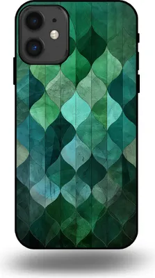 Produktbild von Smartphonica Handyhülle passend für iPhone 11 mit grünem Blätterdruck - TPU Backcover Hülle grünes Blattdesign - Grün