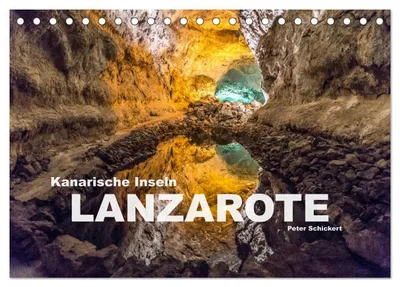 Zdjęcie produktu dla Wyspy Kanaryjskie – Lanzarote (kalendarz biurkowy 2027, format DIN A5, układ poziomy), kalendarz miesięczny CALVENDO