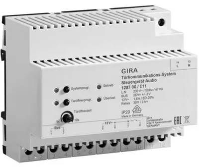 Produktbild von GIRA Steuergerät Audio REG        128700 Türkommunikation