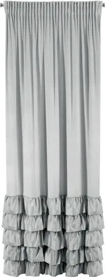 Immagine prodotto di EUROFIRANY | Tenda - 140x270 cm - Argento - Elegante - Elegante - Con ruches
